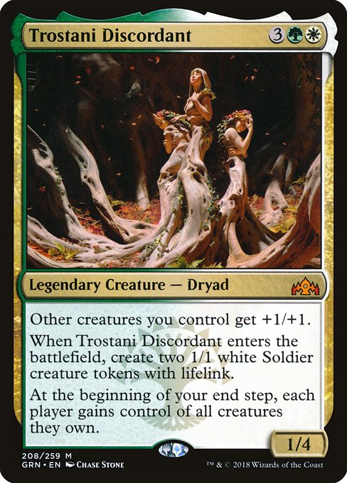 Guilds of Ravnica - 208 - Trostani Discordant - Mythic - WG - Non-foil
