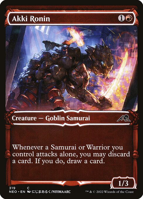 Kamigawa: Neon Dynasty - 319 - Akki Ronin - Common - R - Non-foil