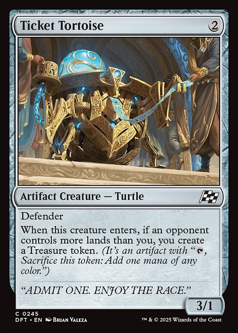 Aetherdrift - 245 - Ticket Tortoise - Common - C - Non-foil