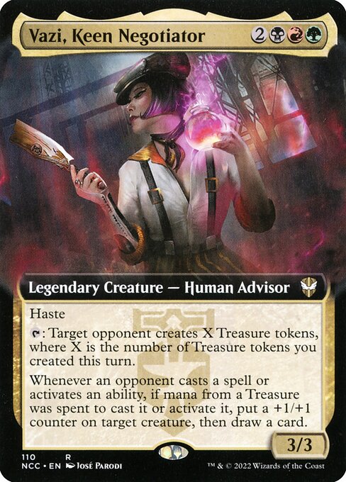 New Capenna Commander - 110 - Vazi, Keen Negotiator - Rare - Multi - Non-foil