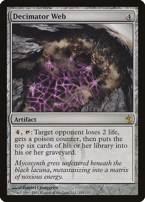 Mirrodin Besieged - 105 - Decimator Web - Rare - C - Non-foil