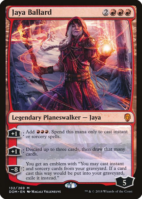 Dominaria - 132 - Jaya Ballard - Mythic - R - Foil