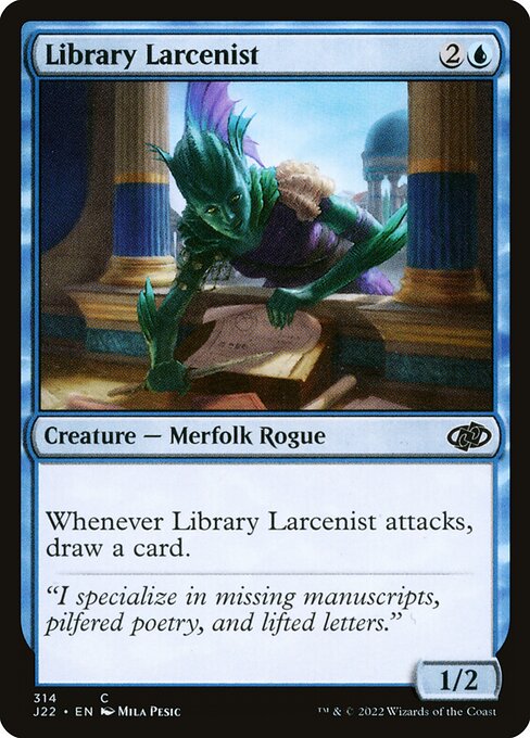 Jumpstart 2022 - 314 - Library Larcenist - Common - U - Non-foil