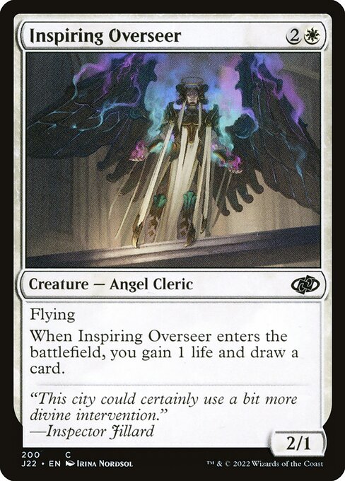 Jumpstart 2022 - 200 - Inspiring Overseer - Common - W - Non-foil