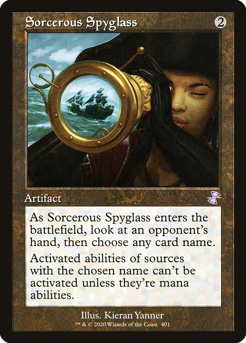 Time Spiral Remastered - 401 - Sorcerous Spyglass - Special - C - Non-foil