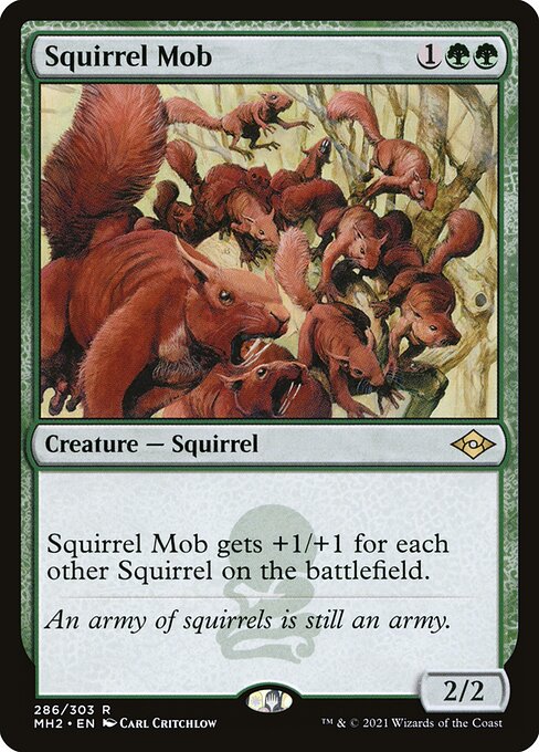 Modern Horizons 2 - 286 - Squirrel Mob - Rare - G - Non-foil