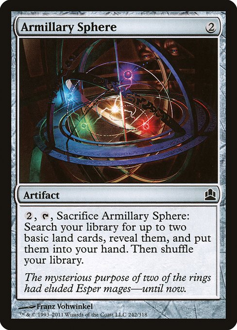Commander 2011 - 242 - Armillary Sphere - Common - C - Non-foil