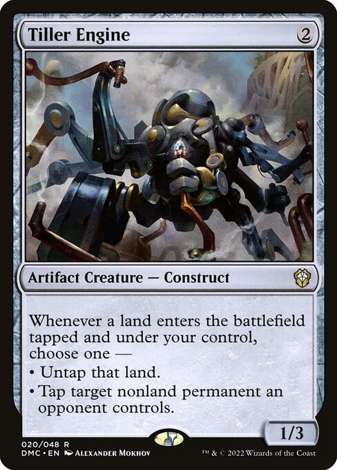 Dominaria United Commander - 20 - Tiller Engine - Rare - C - Non-foil