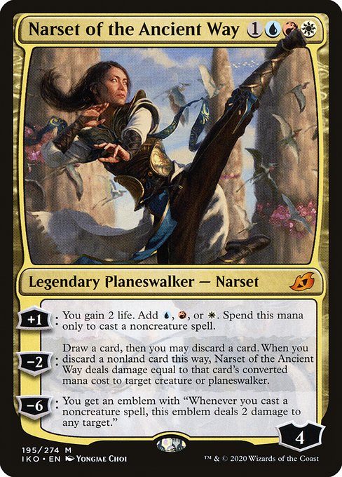 Ikoria: Lair of Behemoths - 195 - Narset of the Ancient Way - Mythic - Multi - Foil