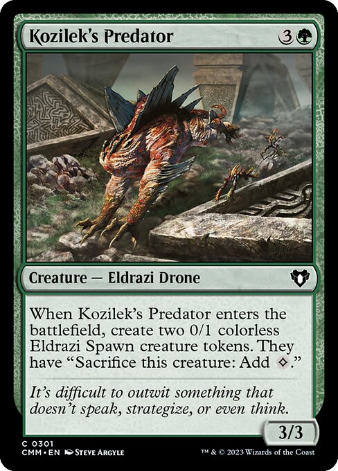 Commander Masters - 301 - Kozilek's Predator - Common - G - Non-foil