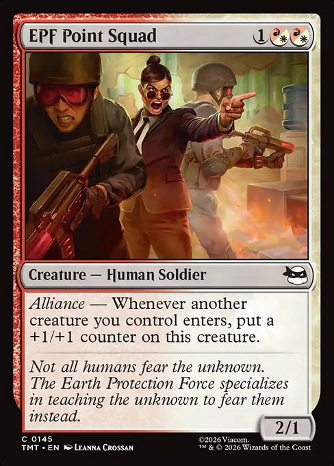 Teenage Mutant Ninja Turtles - 145 - EPF Point Squad - Common - WR - Non-foil