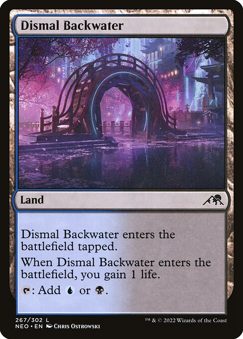 Kamigawa: Neon Dynasty - 267 - Dismal Backwater - Common - C - Non-foil