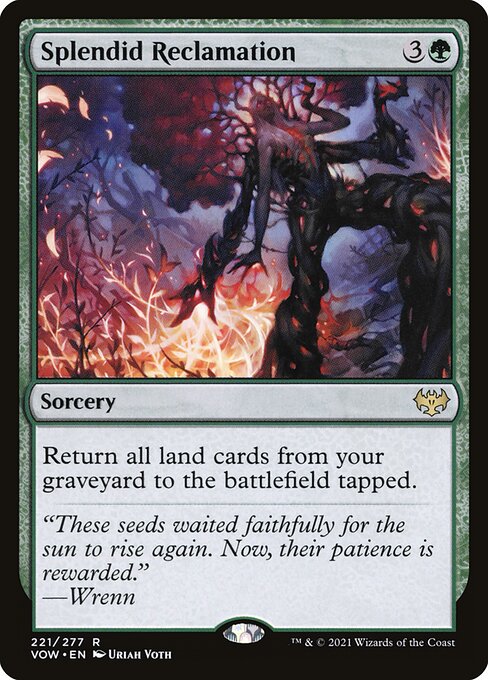 Innistrad: Crimson Vow - 221 - Splendid Reclamation - Rare - G - Non-foil