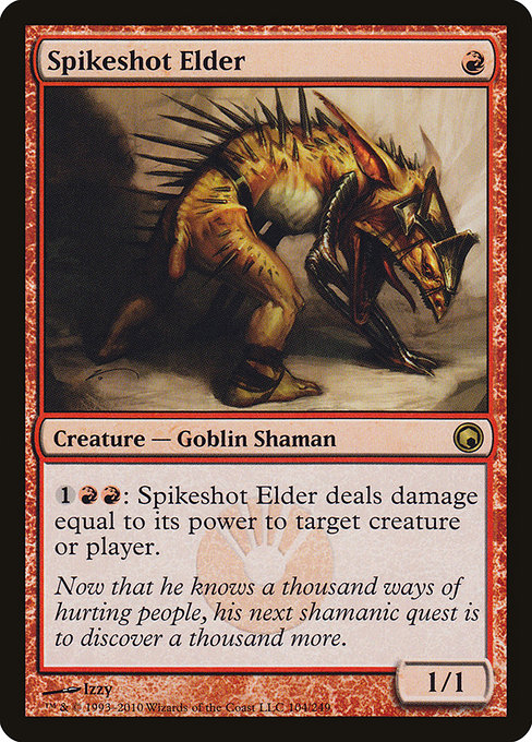 Scars of Mirrodin - 104 - Spikeshot Elder - Rare - R - Non-foil