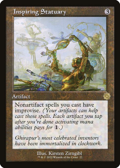 The Brothers' War Retro Artifacts - 22 - Inspiring Statuary - Rare - C - Foil