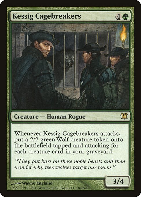 Innistrad - 189 - Kessig Cagebreakers - Rare - G - Non-foil