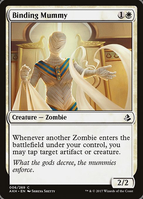 Amonkhet - 6 - Binding Mummy - Common - W - Non-foil