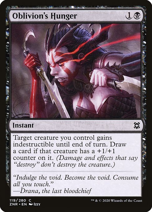 Zendikar Rising - 119 - Oblivion's Hunger - Common - B - Non-foil