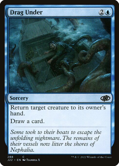 Jumpstart 2022 - 288 - Drag Under - Common - U - Non-foil