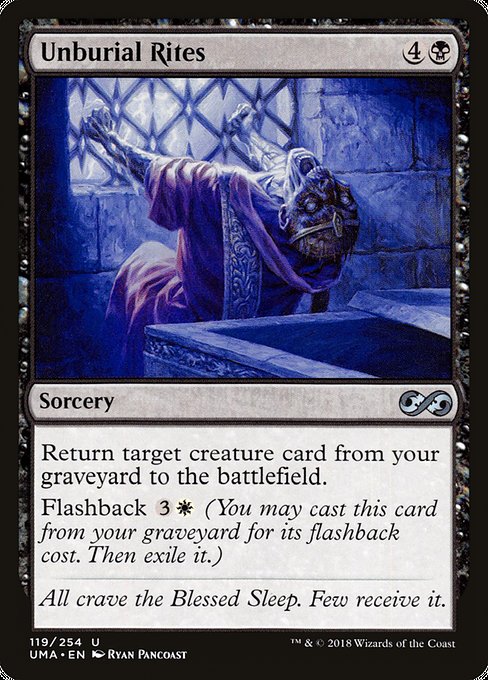 Ultimate Masters - 119 - Unburial Rites - Uncommon - B - Non-foil