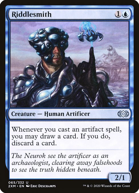 Double Masters - 65 - Riddlesmith - Uncommon - U - Foil