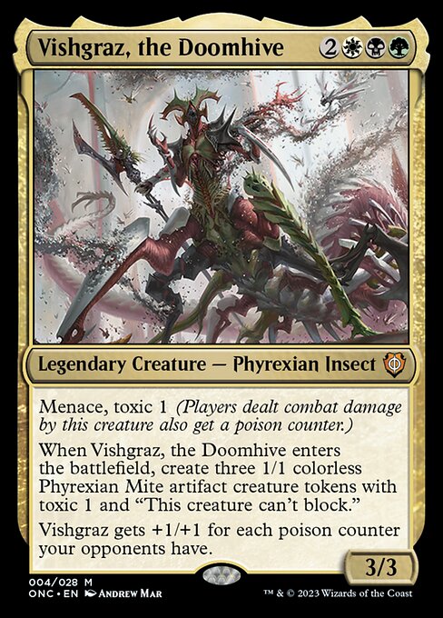 Phyrexia: All Will Be One Commander - 4 - Vishgraz, the Doomhive - Mythic - Multi - Non-foil