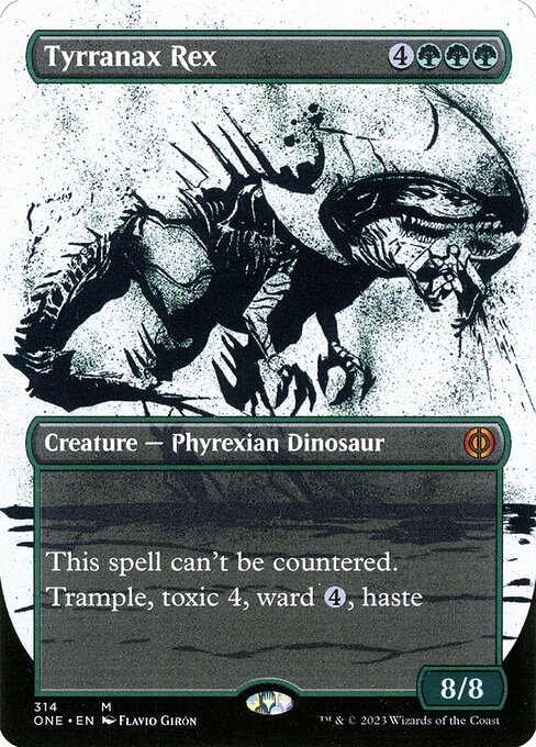 Phyrexia: All Will Be One - 314 - Tyrranax Rex - Mythic - G - Foil