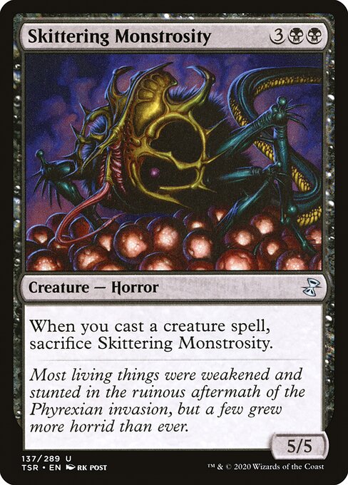 Time Spiral Remastered - 137 - Skittering Monstrosity - Uncommon - B - Non-foil