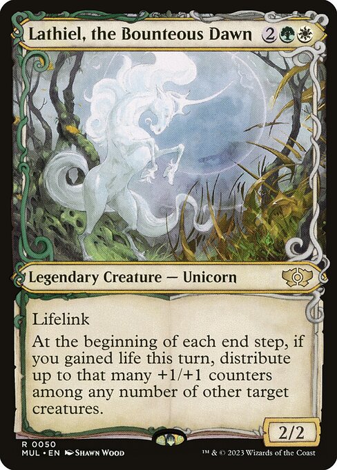Multiverse Legends - 50 - Lathiel, the Bounteous Dawn - Rare - WG - Non-foil