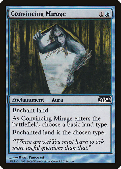 Magic 2010 - 46 - Convincing Mirage - Common - U - Non-foil