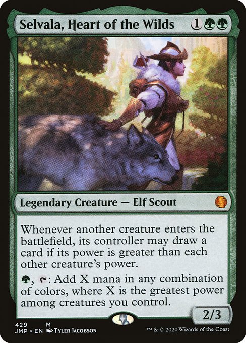 Jumpstart - 429 - Selvala, Heart of the Wilds - Mythic - G - Non-foil