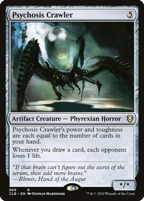 Commander Legends: Battle for Baldur's Gate - 869 - Psychosis Crawler - Rare - C - Non-foil
