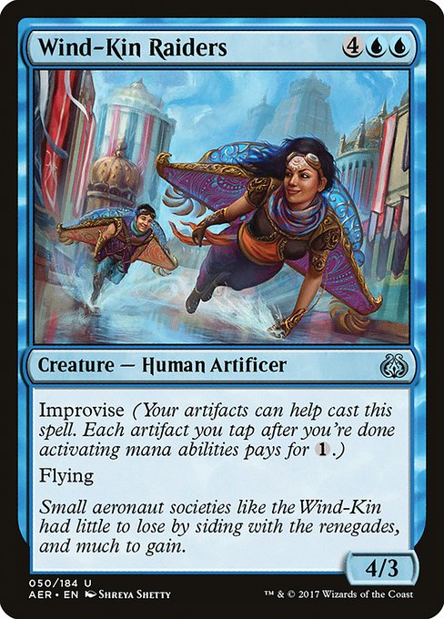 Aether Revolt - 50 - Wind-Kin Raiders - Uncommon - U - Non-foil