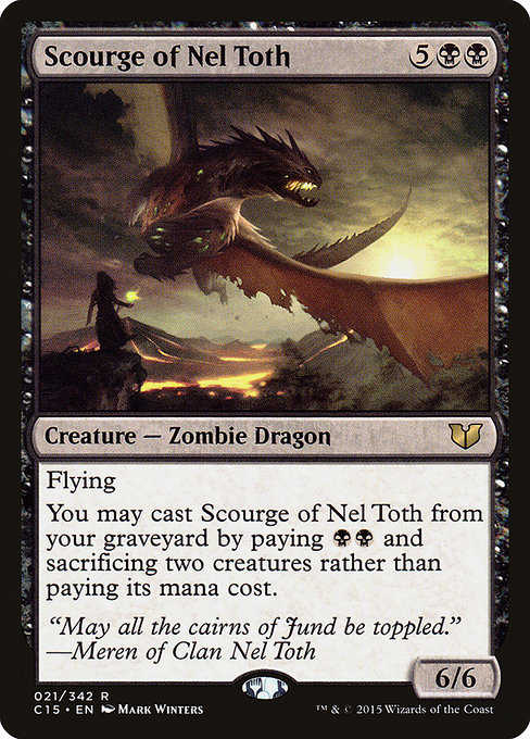 Commander 2015 - 21 - Scourge of Nel Toth - Rare - B - Non-foil