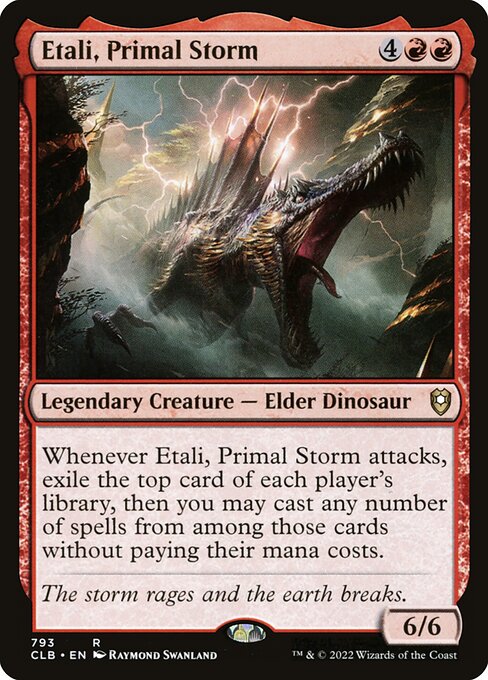 Commander Legends: Battle for Baldur's Gate - 793 - Etali, Primal Storm - Rare - R - Non-foil