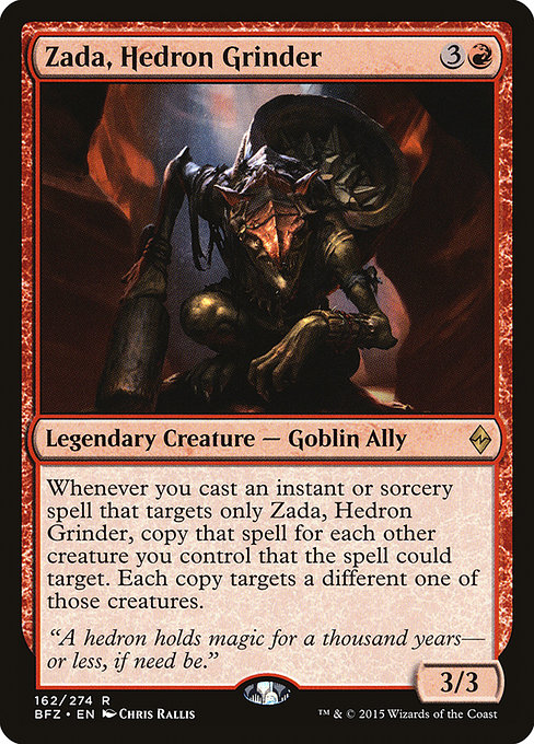 Battle for Zendikar - 162 - Zada, Hedron Grinder - Rare - R - Non-foil