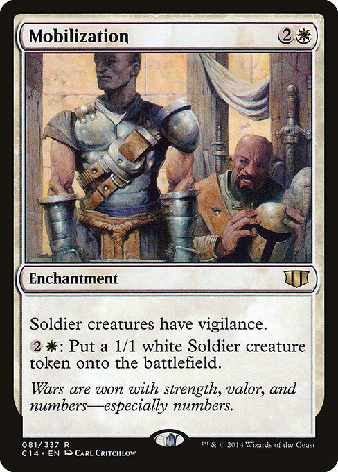 Commander 2014 - 81 - Mobilization - Rare - W - Non-foil