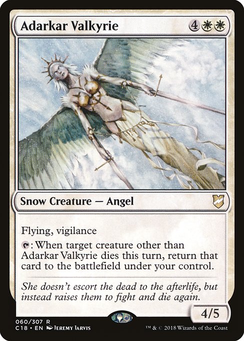 Commander 2018 - 60 - Adarkar Valkyrie - Rare - W - Non-foil
