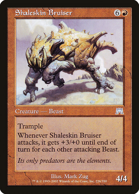 Onslaught - 226 - Shaleskin Bruiser - Uncommon - R - Non-foil