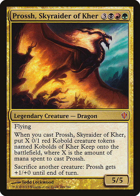 Commander 2013 - 204 - Prossh, Skyraider of Kher - Mythic - Multi - Non-foil