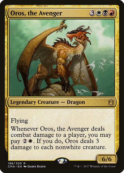 Commander Anthology - 188 - Oros, the Avenger - Rare - Multi - Non-foil