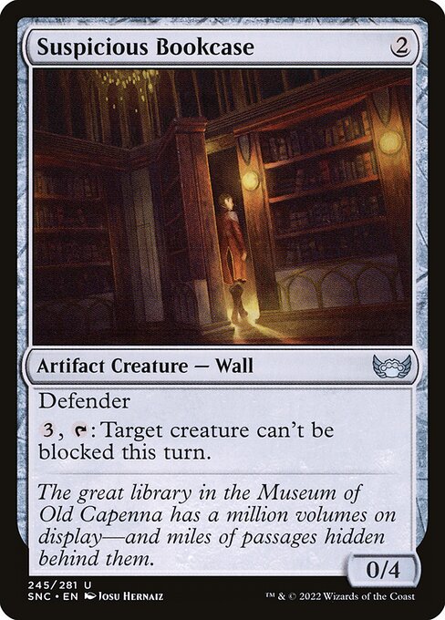 Streets of New Capenna - 245 - Suspicious Bookcase - Uncommon - C - Non-foil