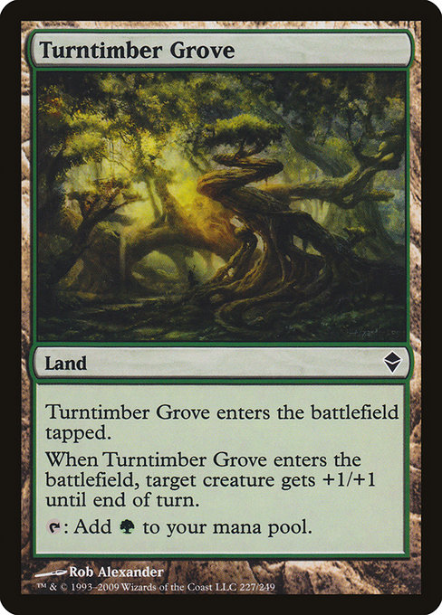 Zendikar - 227 - Turntimber Grove - Common - C - Non-foil