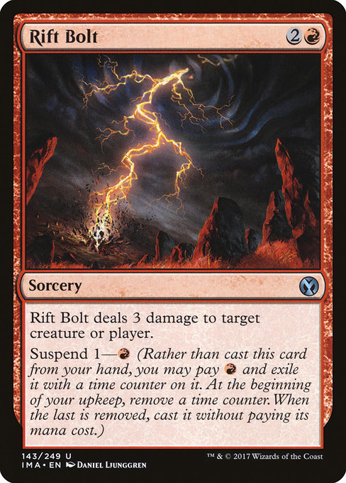 Iconic Masters - 143 - Rift Bolt - Uncommon - R - Non-foil