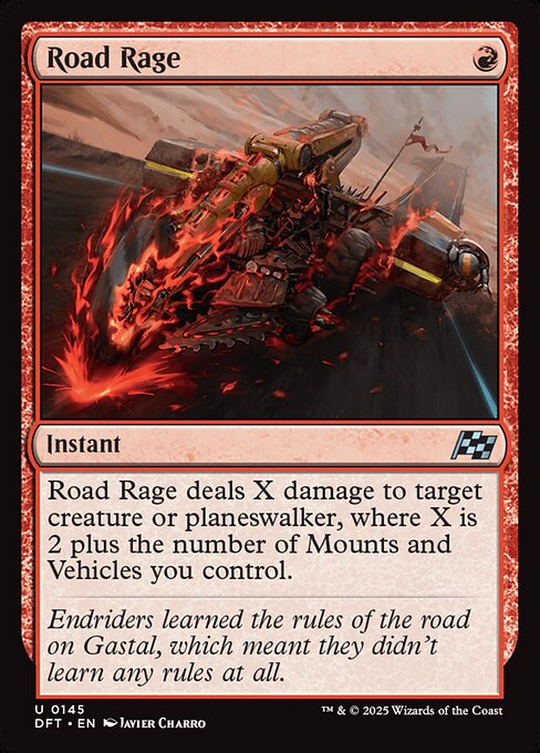 Aetherdrift - 145 - Road Rage - Uncommon - R - Non-foil