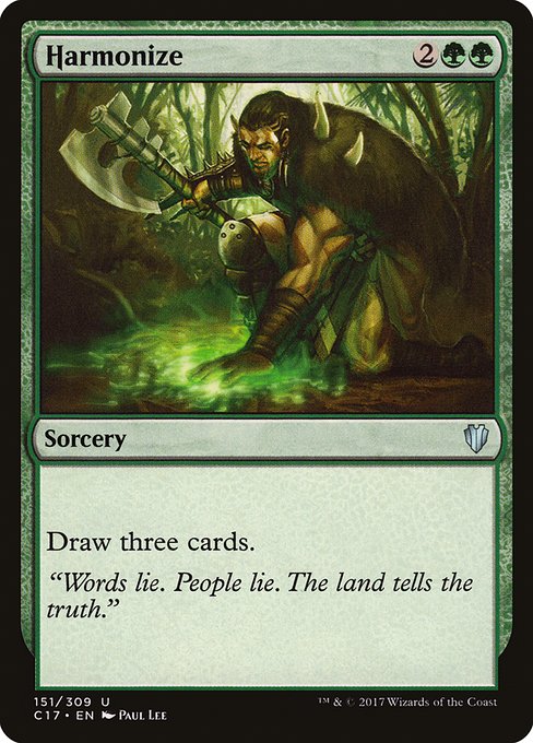 Commander 2017 - 151 - Harmonize - Uncommon - G - Non-foil