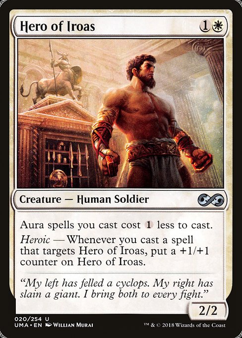 Ultimate Masters - 20 - Hero of Iroas - Uncommon - W - Non-foil
