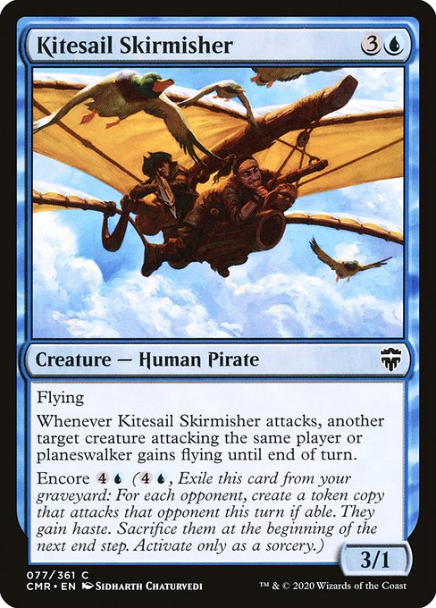 Commander Legends - 77 - Kitesail Skirmisher - Common - U - Non-foil