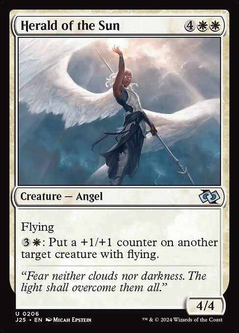Foundations Jumpstart - 206 - Herald of the Sun - Uncommon - W - Non-foil