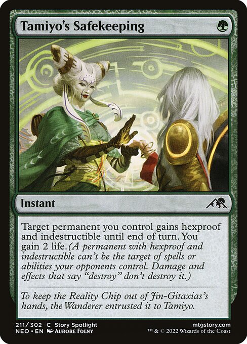 Kamigawa: Neon Dynasty - 211 - Tamiyo's Safekeeping - Common - G - Non-foil